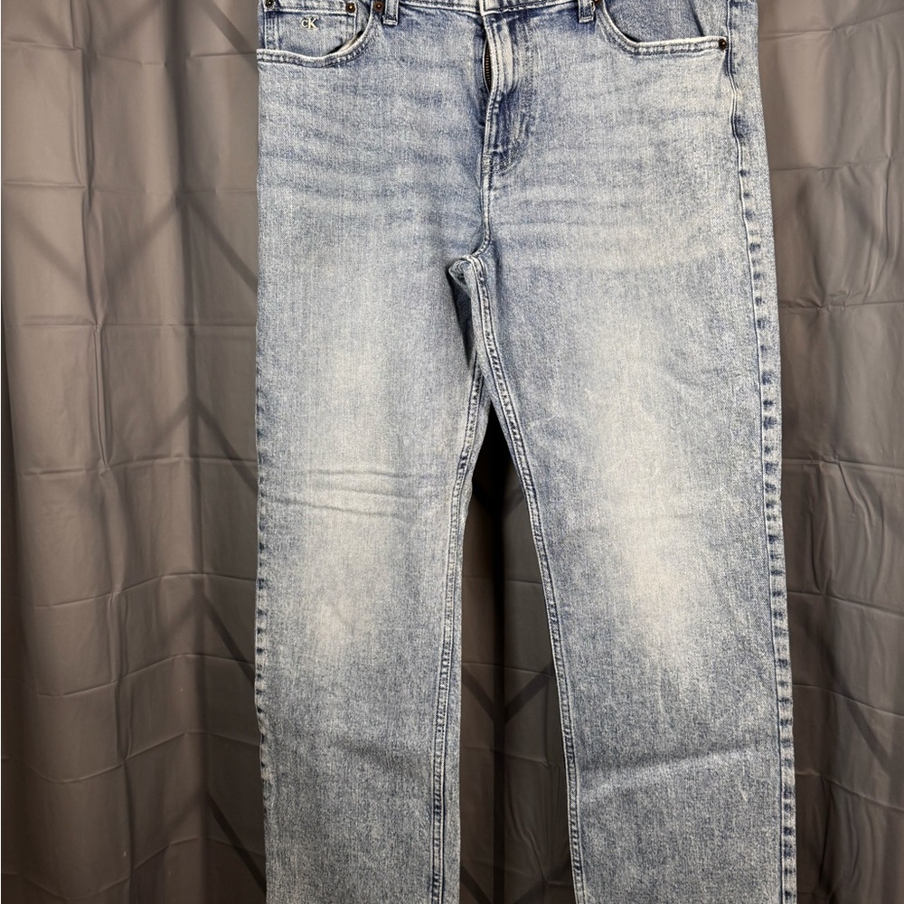 Calvin Klein Collection Light Blue Straight Jeans